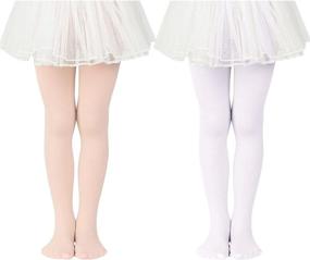 img 4 attached to Ballet Toddler Leggings Elastic Stocking Girls' Clothing ~ Socks & Tights