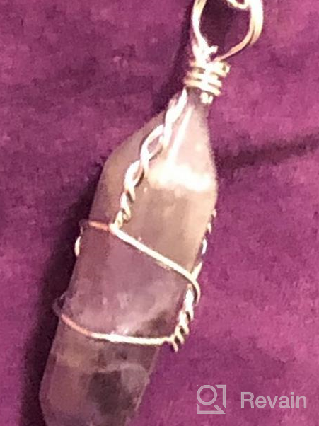 img 1 attached to Natural Gemstone Pendant Necklace: Healing Crystal Quartz, Reiki Chakra Stones, 💎 18 Inch Jewelry for Women, Girls, and Men - Ideal Birthday Gift review by Lorena Grant