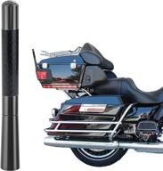 🏍️ tecreddy 4.7 inch motorcycle antenna replacement for harley davidson - compatible with 1989-2021 touring models including electra glide, road glide, and tour ultra classic logo