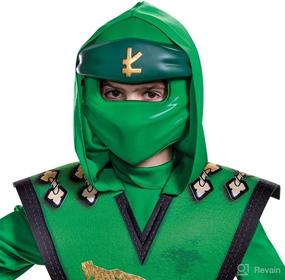 img 2 attached to Lloyd Kids Costume, Deluxe 🧒 Lego Ninjago Legacy Character Jumpsuit for Children