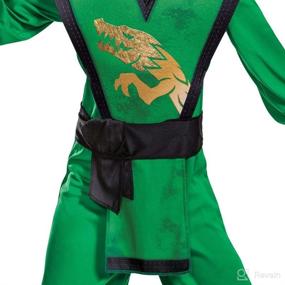 img 1 attached to Lloyd Kids Costume, Deluxe 🧒 Lego Ninjago Legacy Character Jumpsuit for Children