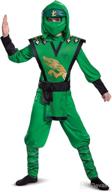 lloyd kids costume, deluxe 🧒 lego ninjago legacy character jumpsuit for children logo