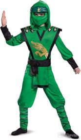 img 4 attached to Lloyd Kids Costume, Deluxe 🧒 Lego Ninjago Legacy Character Jumpsuit for Children