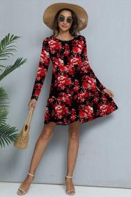 img 3 attached to Women'S Summer Ruffle Swing Dress - Loose Casual Fit