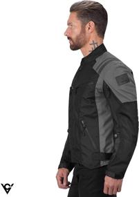 img 2 attached to 🏍️ Stylish and Reliable: Viking Cycle Ironborn Men's Protective Motorcycle Jacket