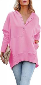 img 4 attached to Women'S Athletic Hooded Sweatshirt Jacket With Zippered Pockets