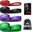 whatafit resistance bands exercise bands, pull up assistance bands，workout bands stretch bands - resistance bands for working out, chin ups, powerlifting, home workouts logo
