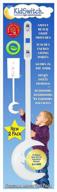 2-pack kidswitch light switch extender: easy grip handle, award-winning, glows in the dark for improved visibility logo