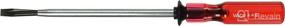 img 1 attached to Klein Tools K48 5/16-Inch Slotted Screw-Holding Flat Head Screwdriver | 8-Inch Round Shank & Comfordome Handle