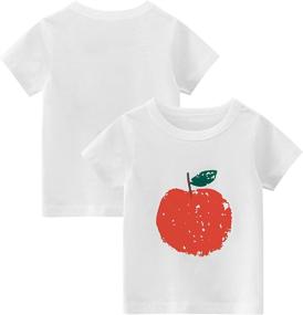 img 3 attached to 👕 Shop the Adorable Kumary Toddler Little 3 Packs Sleeve Girls' Clothing for the Cutest Tops, Tees & Blouses