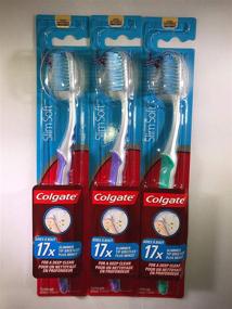 img 2 attached to 🪥 Pack of 3 Colgate Slim Ultra Toothbrushes