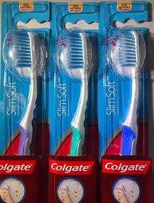 img 1 attached to 🪥 Pack of 3 Colgate Slim Ultra Toothbrushes