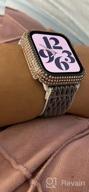img 1 attached to Surace Compatible With Apple Watch Case 38Mm For Apple Watch Series 6/5/4/3/2/1, Bling Cases With Over 200 Crystal Diamond Protective Cover Bumper For 38Mm 40Mm 42Mm 44Mm (38Mm, Clear) review by Brad Cash