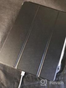img 7 attached to Slim Fit Trifold Stand Folio Front Чехол для iPad Pro 12.9 2020 и 2018 с держателем для карандашей - Poetic Lumos X Series
