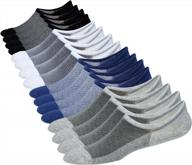 jormatt unisex non-slip mesh knit cotton no-show socks for casual wear (pack of 6-8) логотип