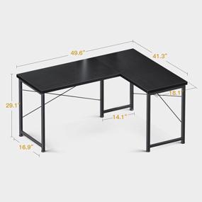 img 2 attached to Efficient And Ergonomic L-Shaped Desk For Home Or Office