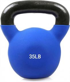 img 4 attached to Get Fit With RitFit: Neoprene Coated Kettlebells For Full Body Strength Training