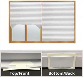 img 3 attached to Cordless Pleated Shades - Light Filtering And Room Darkening Options - Available In 36" X 72" And 48" X 72" Sizes