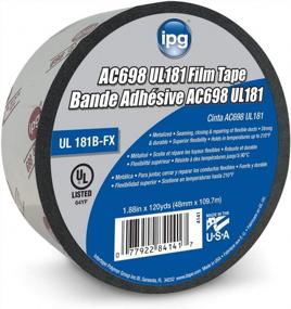 img 1 attached to 1.88" X 120 Yd IPG AC698 UL181 Metalized HVAC Tape - Single Roll