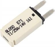 защитите свою электрическую систему с помощью автоматического выключателя gloso e71 2,8 мм автоматические выключатели mini atm 25amp с автоматическим сбросом — 1 упаковка (25 а) логотип