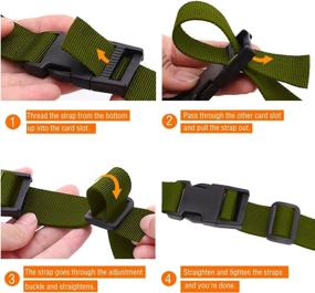 img 1 attached to Adjustable Backpack Tactical Lashings Sleeping Exterior Accessories