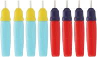 8-piece red and blue magic water pens replacement set for doodle mat and water book - ideal drawing and painting markers for kids logo