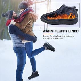 img 3 attached to Warm And Waterproof Winter Snow Boots For Women With Fur Lining And Slip-On Style - Ideal For Outdoor Use And Maximum Comfort
