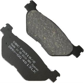 img 1 attached to 🔴 EBC Brakes FA319/2 Disc Brake Pad Set: Enhance Performance with this Black Brake Pad Set