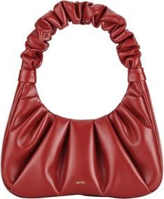 img 4 attached to JW PEI Handbags Leather Trendy Women's Handbags & Wallets ~ Hobo Bags