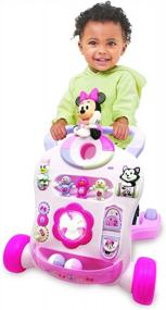 img 3 attached to Minnie Mouse &amp; Friends Activity Walker Baby Infant Toy - Kiddieland Toys Limited, 18,5 x 16,75 x 16,75 дюйма, да