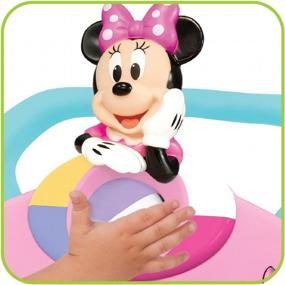 img 2 attached to Minnie Mouse &amp; Friends Activity Walker Baby Infant Toy - Kiddieland Toys Limited, 18,5 x 16,75 x 16,75 дюйма, да