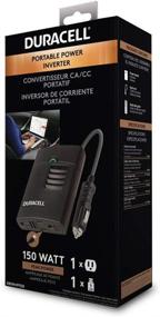 img 1 attached to ⚡ Duracell Power DRINVP150 Portable Power Inverter: 150W Peak/130W Continuous, Black