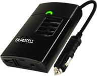 ⚡ duracell power drinvp150 portable power inverter: 150w peak/130w continuous, black logo