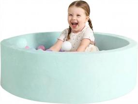 img 4 attached to 35 Inch Soft Foam Ball Pit: Perfect Gift For Toddlers & Kids - TRENDBOX!