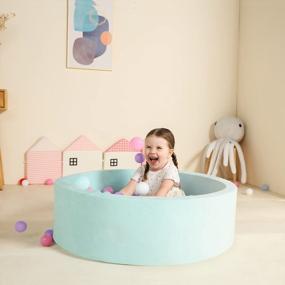 img 3 attached to 35 Inch Soft Foam Ball Pit: Perfect Gift For Toddlers & Kids - TRENDBOX!