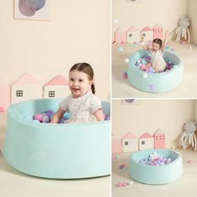 img 1 attached to 35 Inch Soft Foam Ball Pit: Perfect Gift For Toddlers & Kids - TRENDBOX!