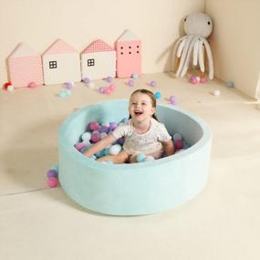 img 2 attached to 35 Inch Soft Foam Ball Pit: Perfect Gift For Toddlers & Kids - TRENDBOX!