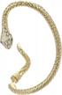 18k gold plated snake & frog earrings - elegant unisex jewelry art for women logo