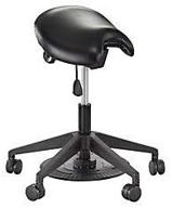 safco 3438bl saddle stool adjustable home desk chairs logo