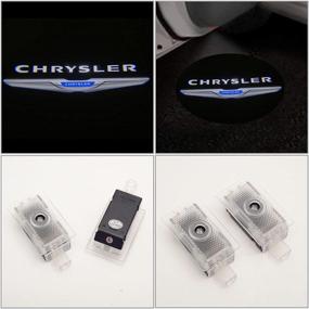 img 4 attached to 2Pccs For CHRYSLER Car Door Logo Projector Lights