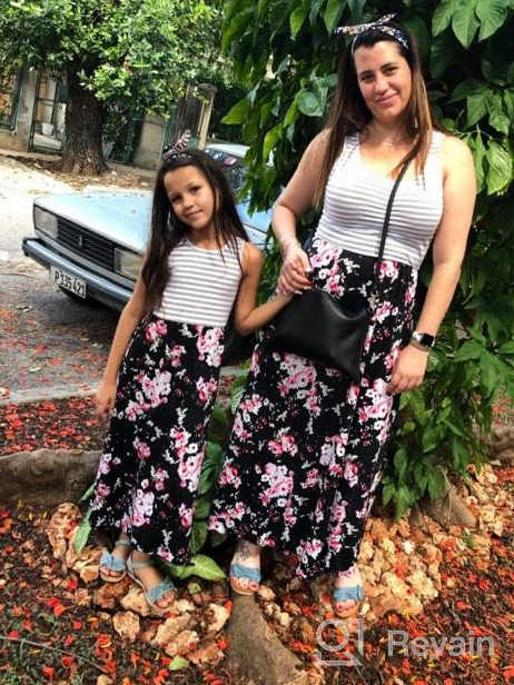 img 1 attached to 👗 Geckatte Girls' Matching Dresses - Stylish Casual Outfits for Girls' Clothing review by Michael Burdette