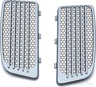 🏍️ enhance your harley-davidson twin cooled motorcycle with kuryakyn 7681 radiator grills: chrome, 1 pair (2014-19) логотип