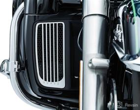 img 1 attached to 🏍️ Enhance Your Harley-Davidson Twin Cooled Motorcycle with Kuryakyn 7681 Radiator Grills: Chrome, 1 Pair (2014-19)