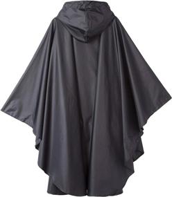 img 3 attached to Stylish Women's Polyester Waterproof Raincoat - Ideal for Outdoor Activities