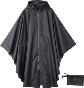 img 4 attached to Stylish Women's Polyester Waterproof Raincoat - Ideal for Outdoor Activities