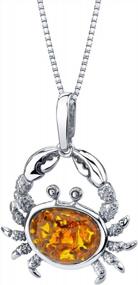 img 4 attached to Baltic Amber Animal Pendant Necklace In 925 Sterling Silver: A Stunning Accessory For Women