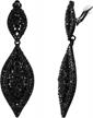 sparkling rhinestone crystal clip-on earrings for elegant wedding and bridal look logo
