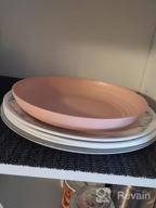 img 1 attached to Microwave-Safe Wheat Straw Dinnerware Set: Unbreakable Plates, Bowls, Cups For Camping, RV Or Kitchen - 20 Pcs Tableware, Lightweight, Dishwasher Safe! review by Jason Rodman