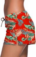 alex vando womens swimwear shorts beach boardshort trunks logo