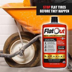img 3 attached to 🔧 FlatOut Multi-Purpose Tire Sealant: Prevents & Repairs Flat Tires, Seals Leaks, Kevlar-Enriched - 4-Pack, 32-oz Bottles